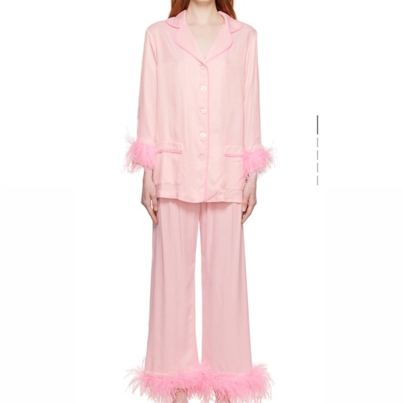 Sleeper Other - Pink feather 2 piece sleeper set